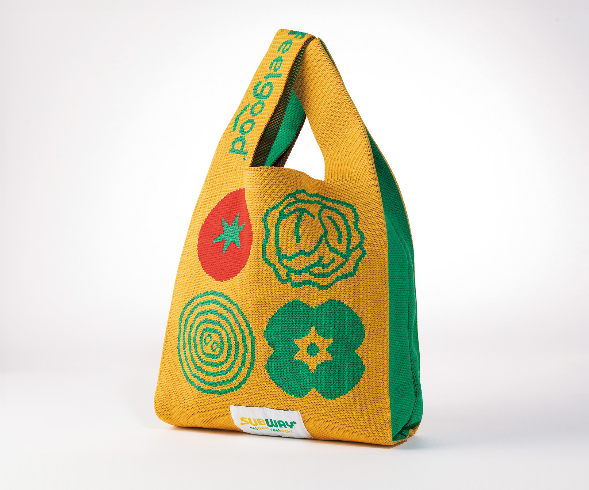 「オリジナルニットバッグ」約250×100×450mm（幅×奥行き×高さ）