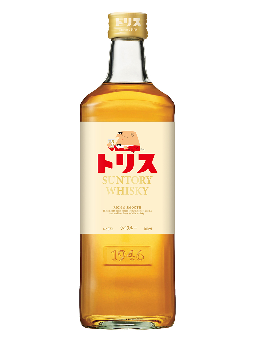 「トリスウイスキー」（700mL瓶）