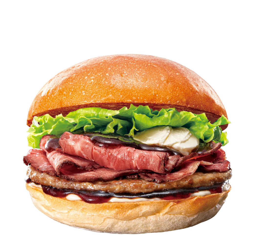 ロッテリア「ローストビーフバーガー」（590円）