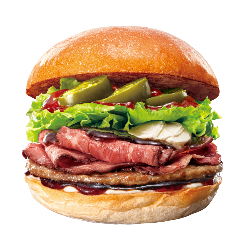 「旨辛ローストビーフバーガー」（640円）