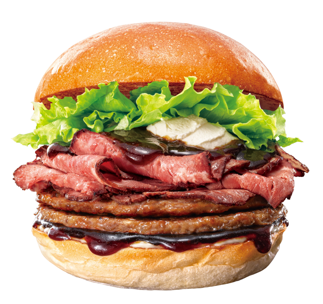 「ダブルローストビーフバーガー」（980円）