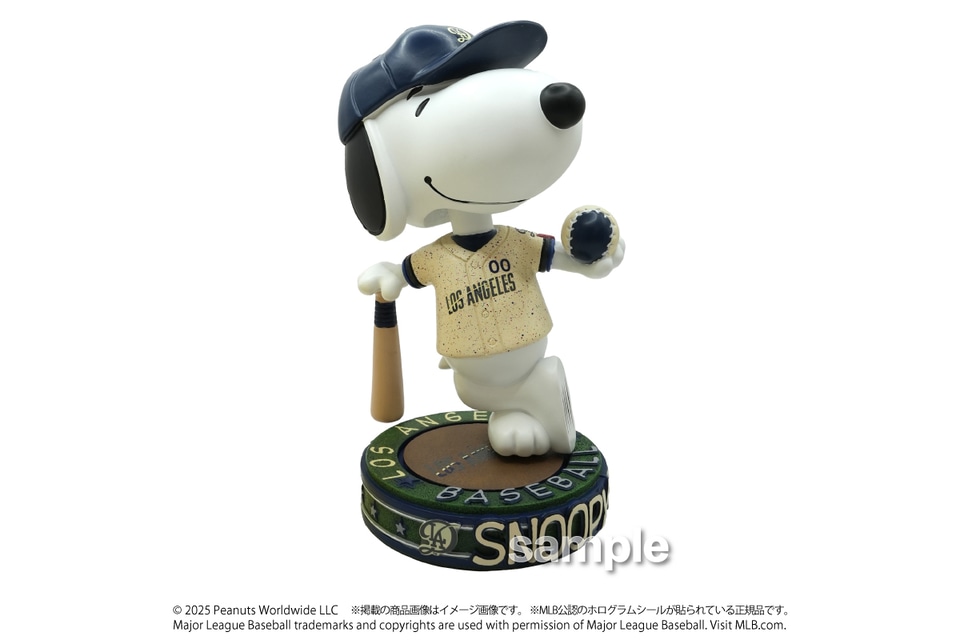 郵便局、ドジャースのユニフォーム姿の“スヌーピー”ボブルヘッドを限定