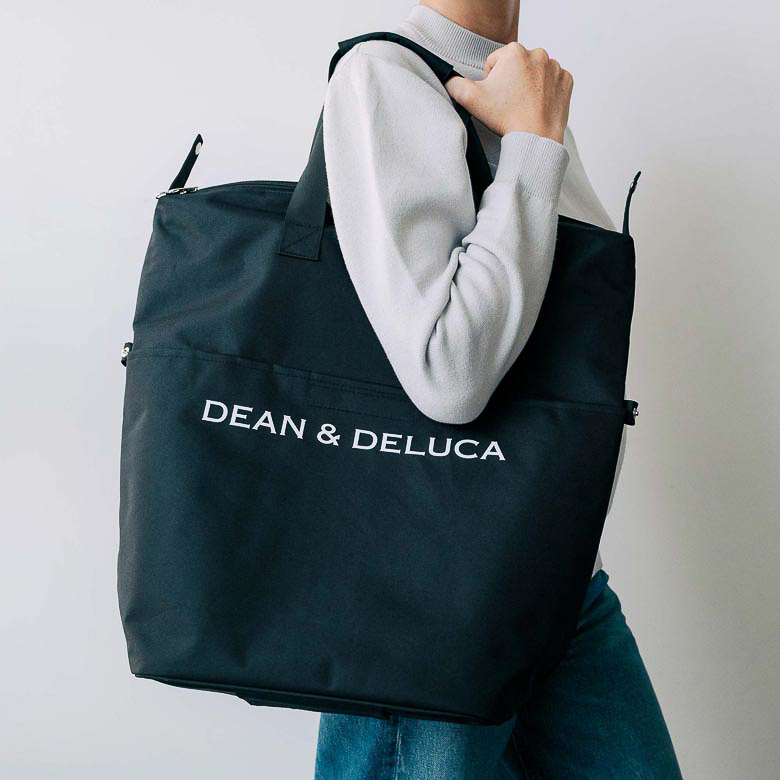 DEAN & DELUCA、肩掛けでもキャリーでも使える保冷・保温エコバッグ