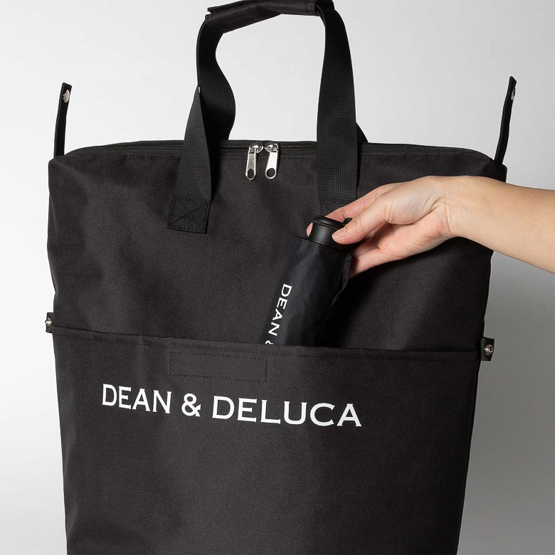 DEAN & DELUCA、肩掛けでもキャリーでも使える保冷・保温エコバッグ