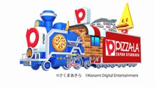 ゲーム内に登場するSL「ピザーラお届け号」