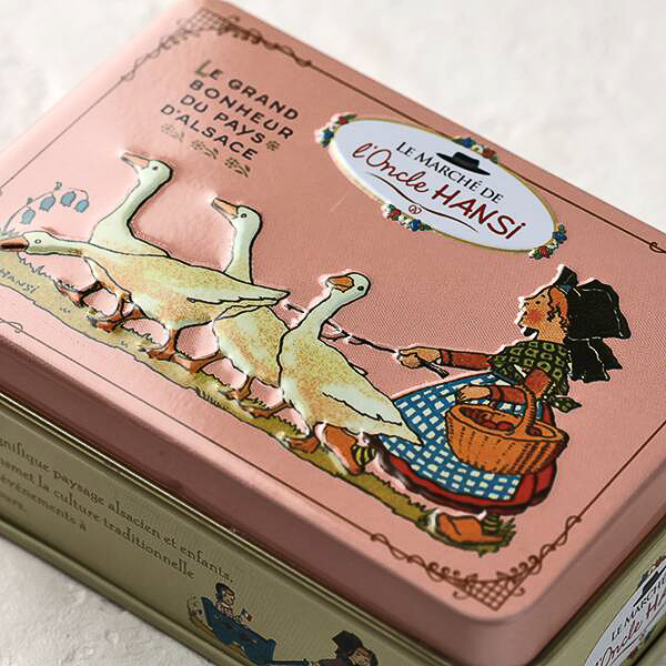 カルディ「オンクルアンシ チョコドラジェ ピンク小缶」