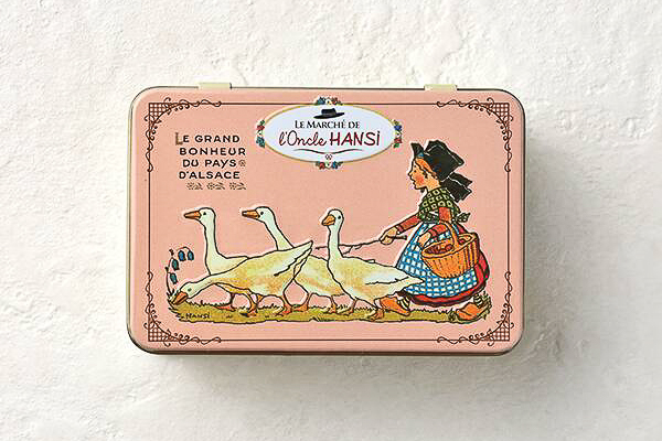 カルディ「オンクルアンシ チョコドラジェ ピンク小缶」