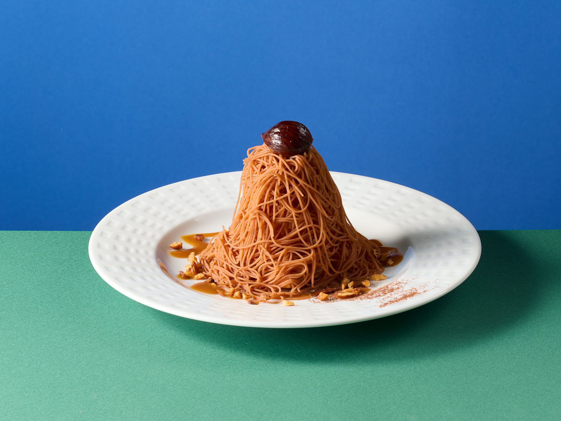 グランドメニューの「イタリア栗のしぼりたてモンブラン」（759円）