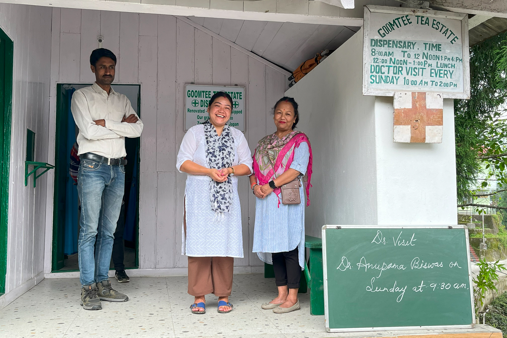 ゼンショーホールディングスは2012年からインドにおいてフェアトレードの取り組みを行なっている。写真は2025年6月に改修された診療所