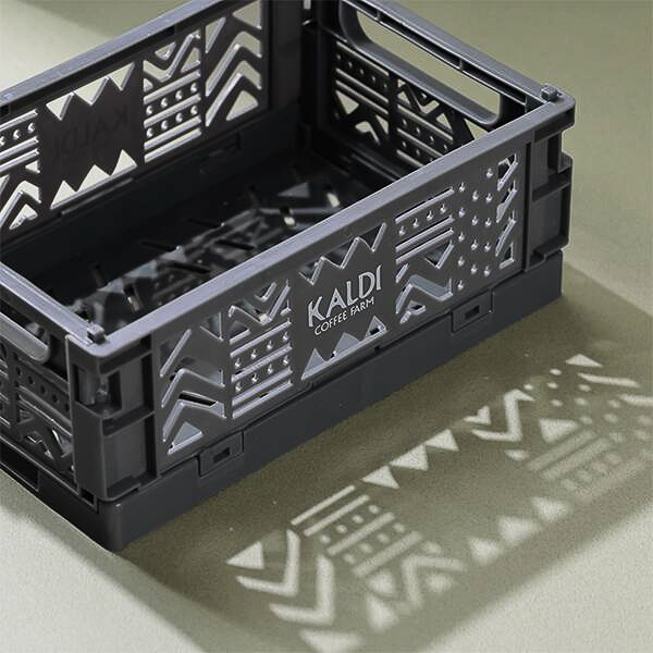 カルディコーヒーファーム「ミニコンテナセット」ダークグレー