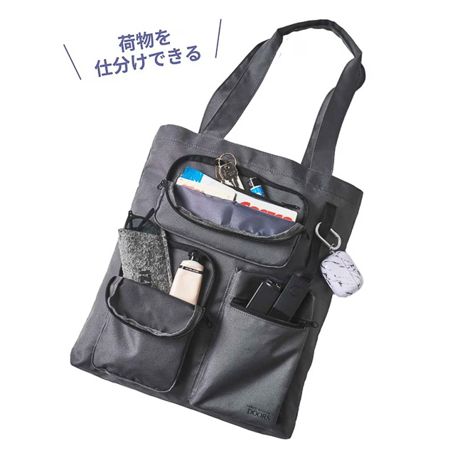 アーバンリサーチドアーズの財布機能付きトートバッグ/キャプテン