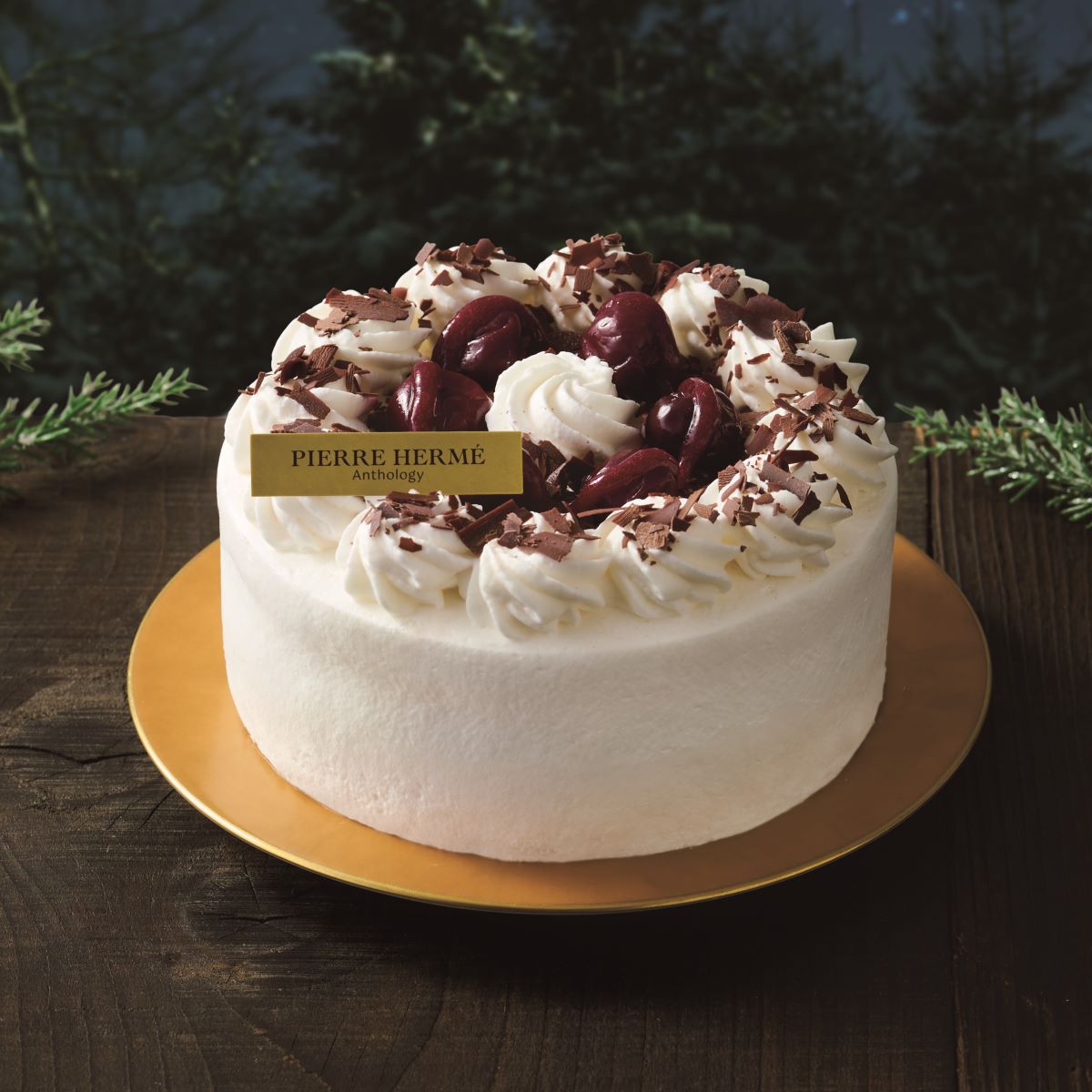 「ピエール・エルメ アンソロジー監修 ガトー・ド・ノエル（チョコレート＆チェリー）」（4980円）