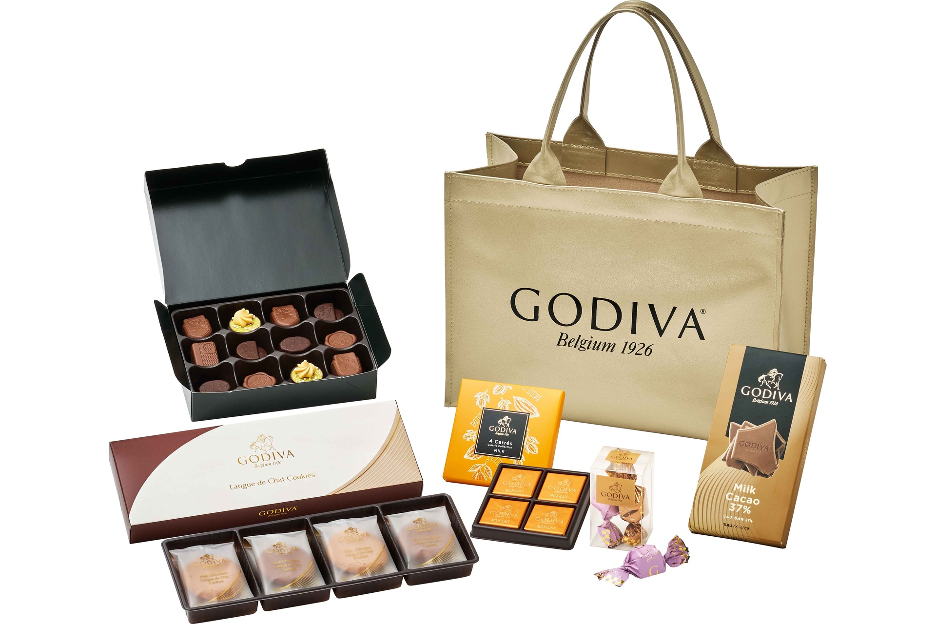 バリエーション豊かなチョコレートとクッキーのセット