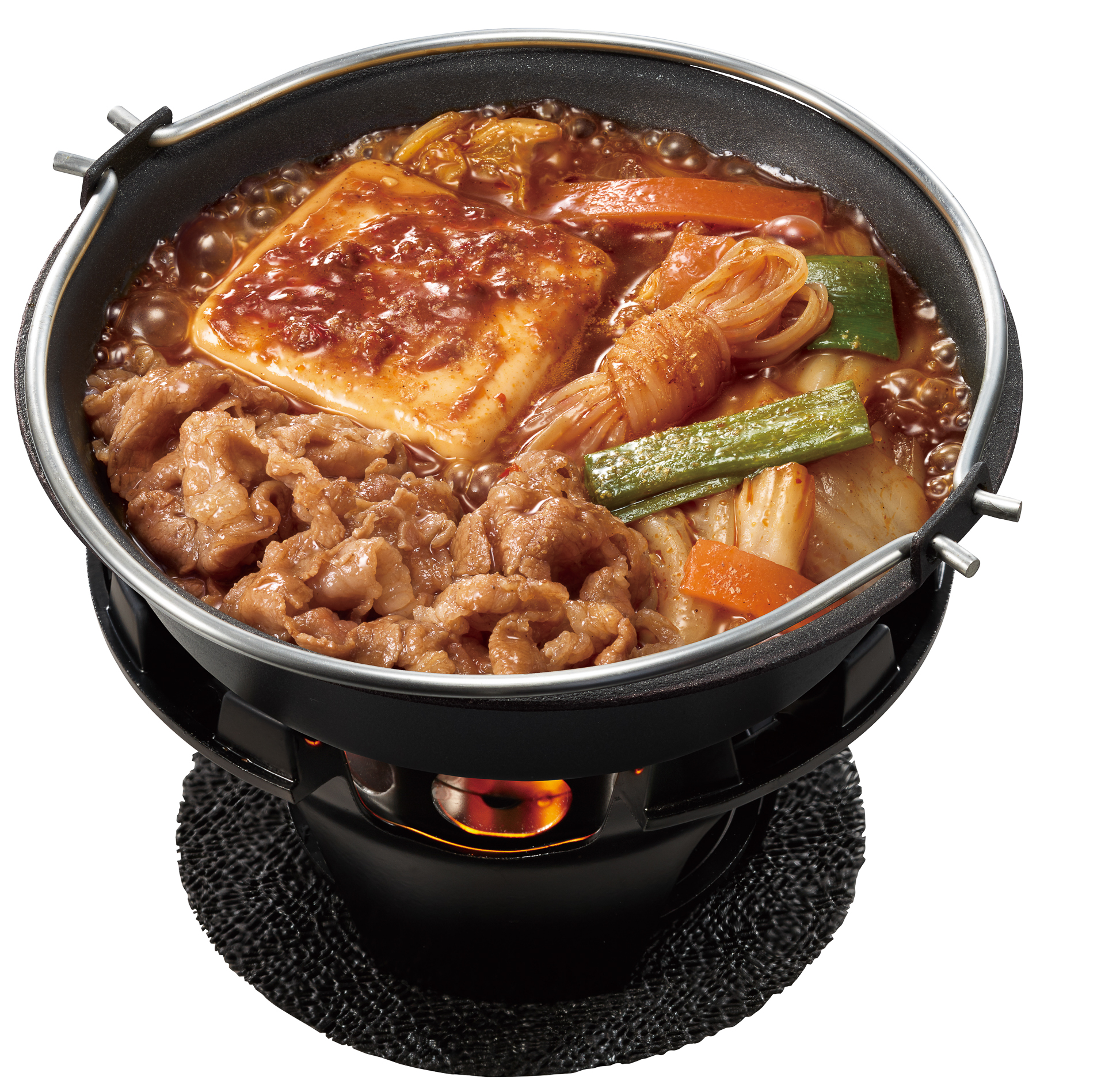 「牛・旨辛豆腐鍋 単品」（850円）