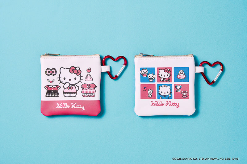 カラビナ付きミニポーチ（全2種）