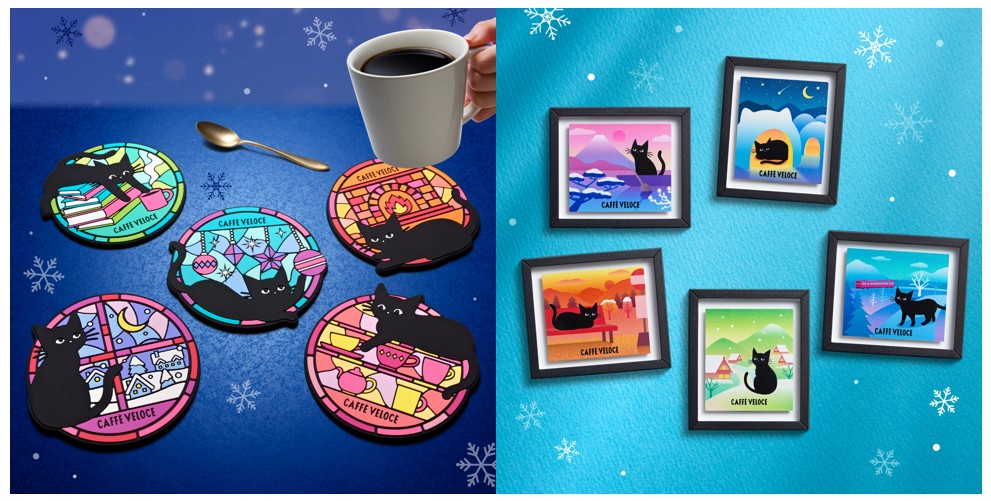 カフェ・ベローチェ「黒ねこ冬の満喫キャンペーン」