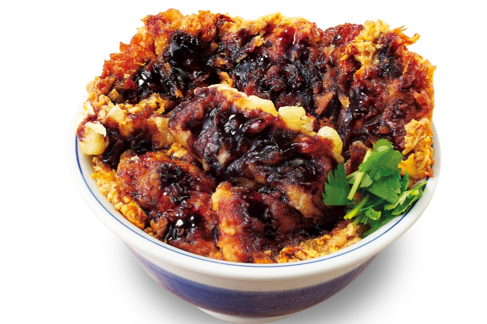 豚ロース天とチキンカツ丼