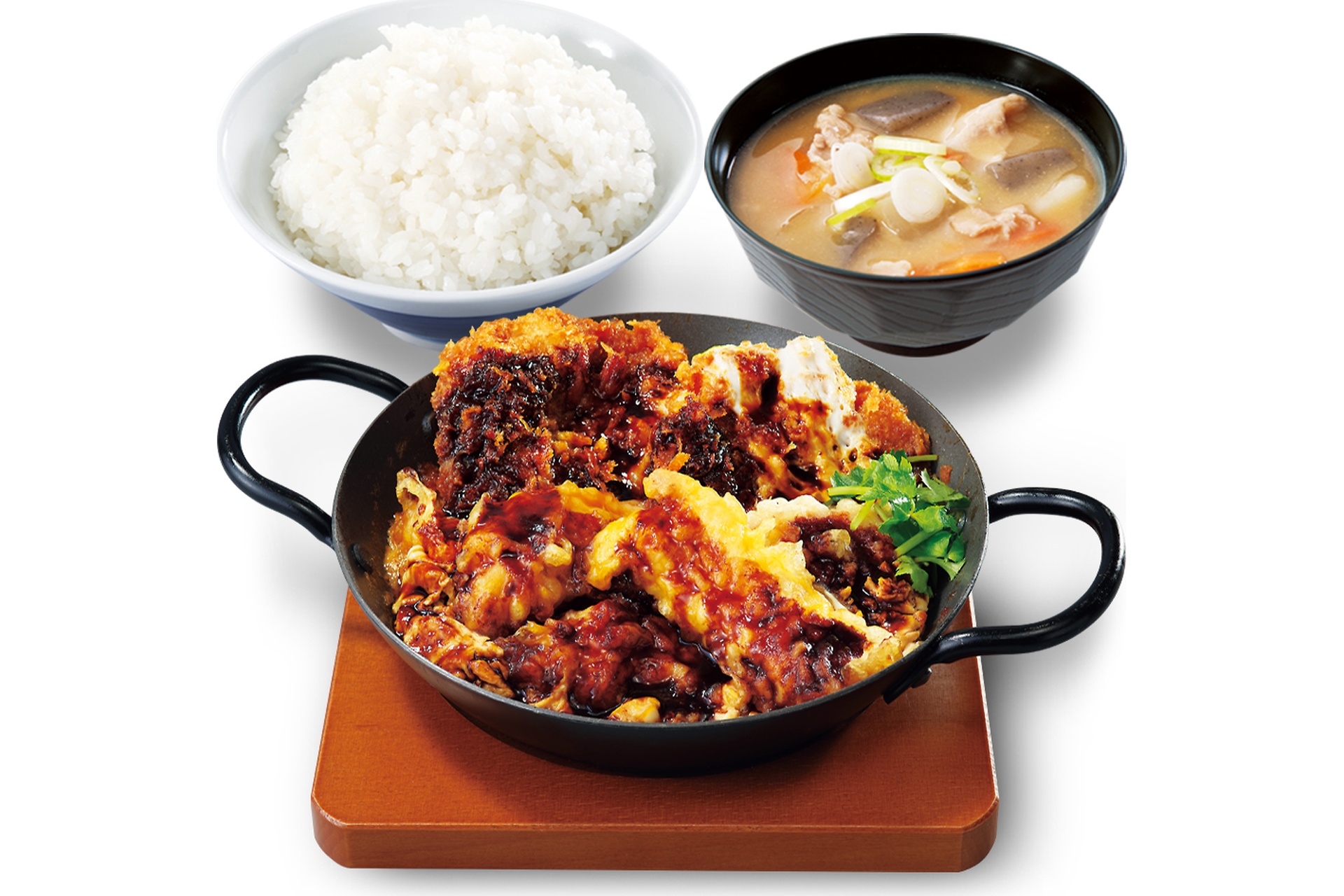 豚ロース天とチキンカツ定食