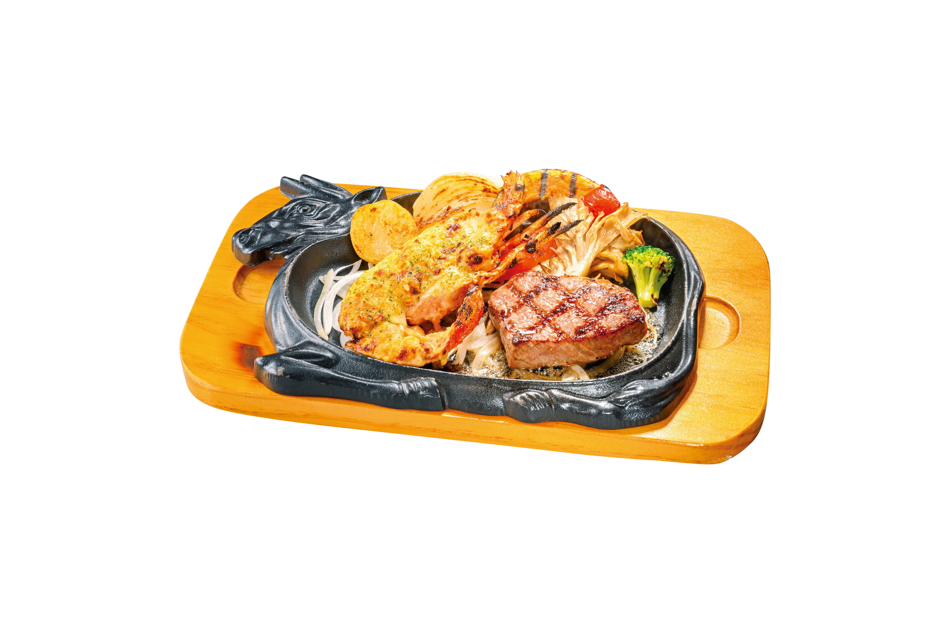 「ロブスター＆黒毛和牛サーロイン（80g）」（3399円）