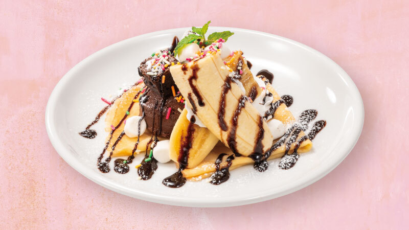 「ふわもこチョコバナナクレープ」（638円）