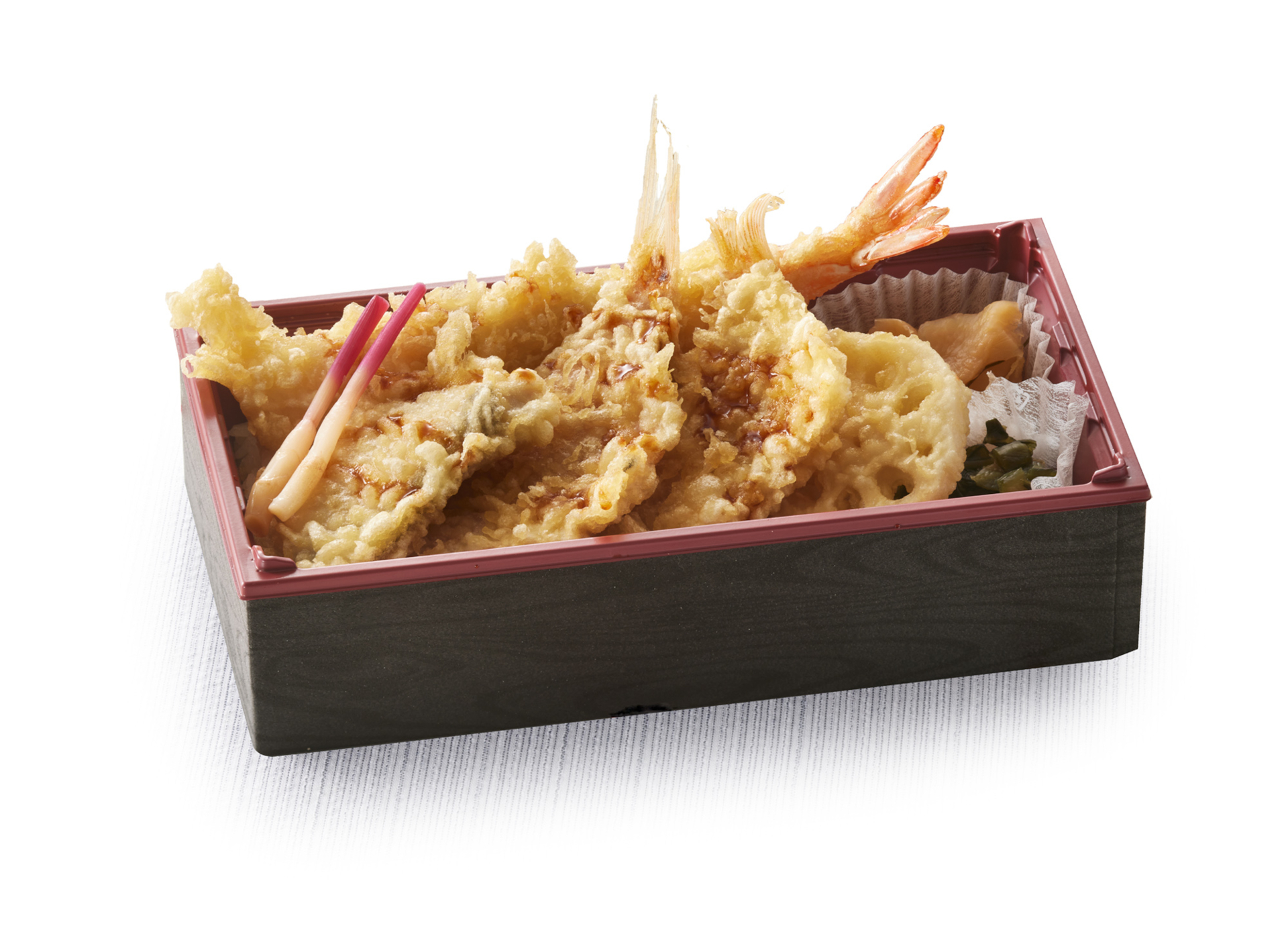 「新春鯛づくし天重弁当」（1880円）