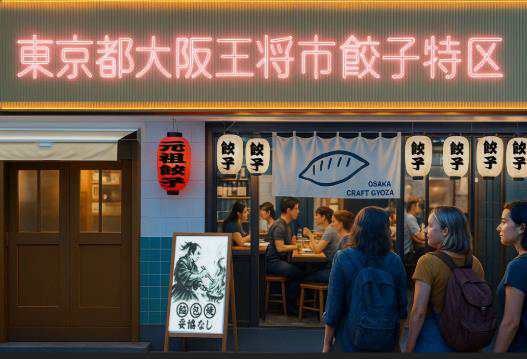 大阪王将の新業態「東京都大阪王将市餃子特区」
