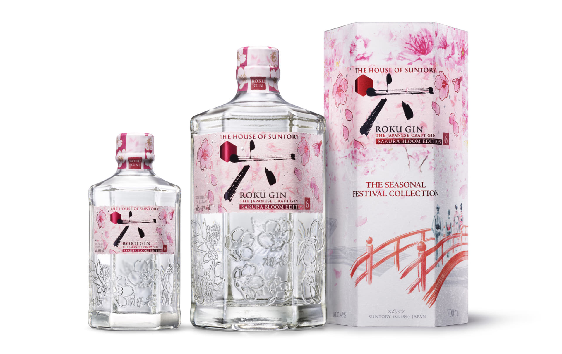 サントリージャパニーズクラフトジン「ROKU〈六〉SAKURA BLOOM EDITION」