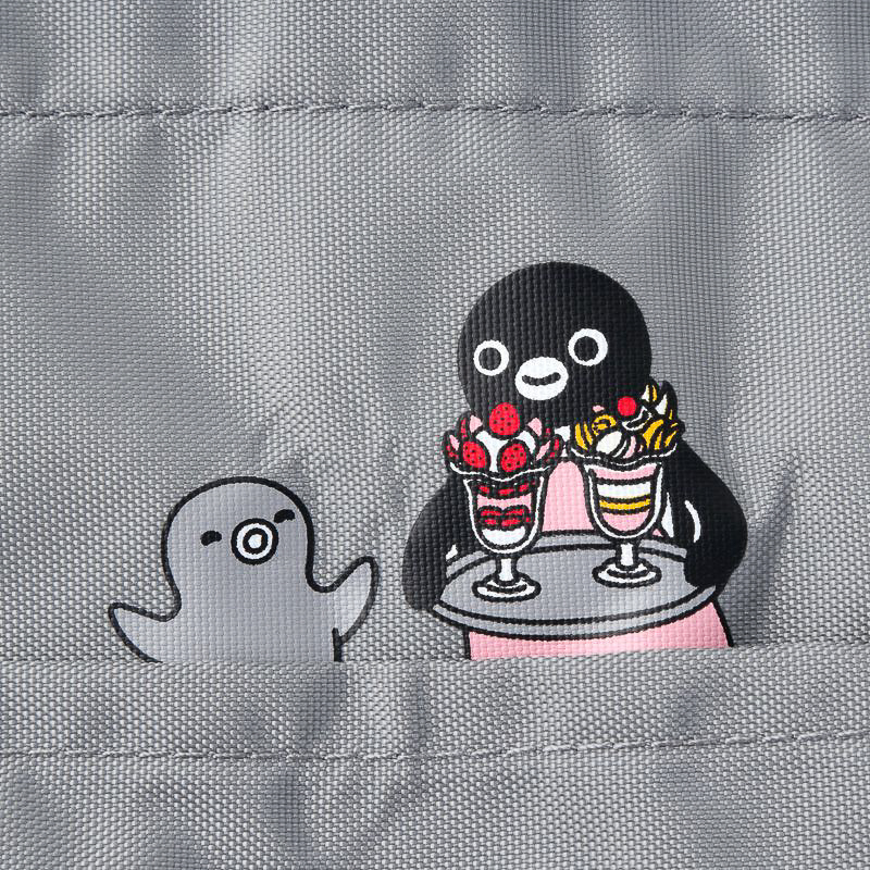 紀ノ国屋 Suicaのペンギン折りたためる保冷トートバッグ（グレー）