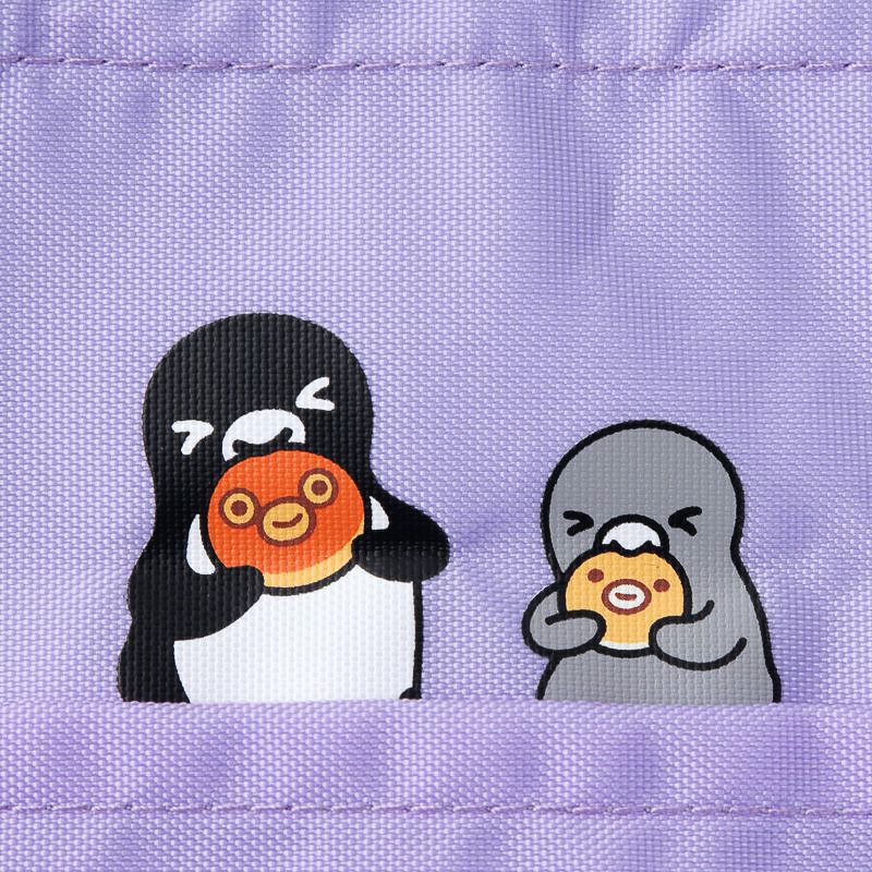 紀ノ国屋 Suicaのペンギン折りたためる保冷トートバッグ（パープル）