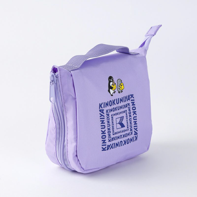 紀ノ国屋 Suicaのペンギン折りたためる保冷トートバッグ（パープル）