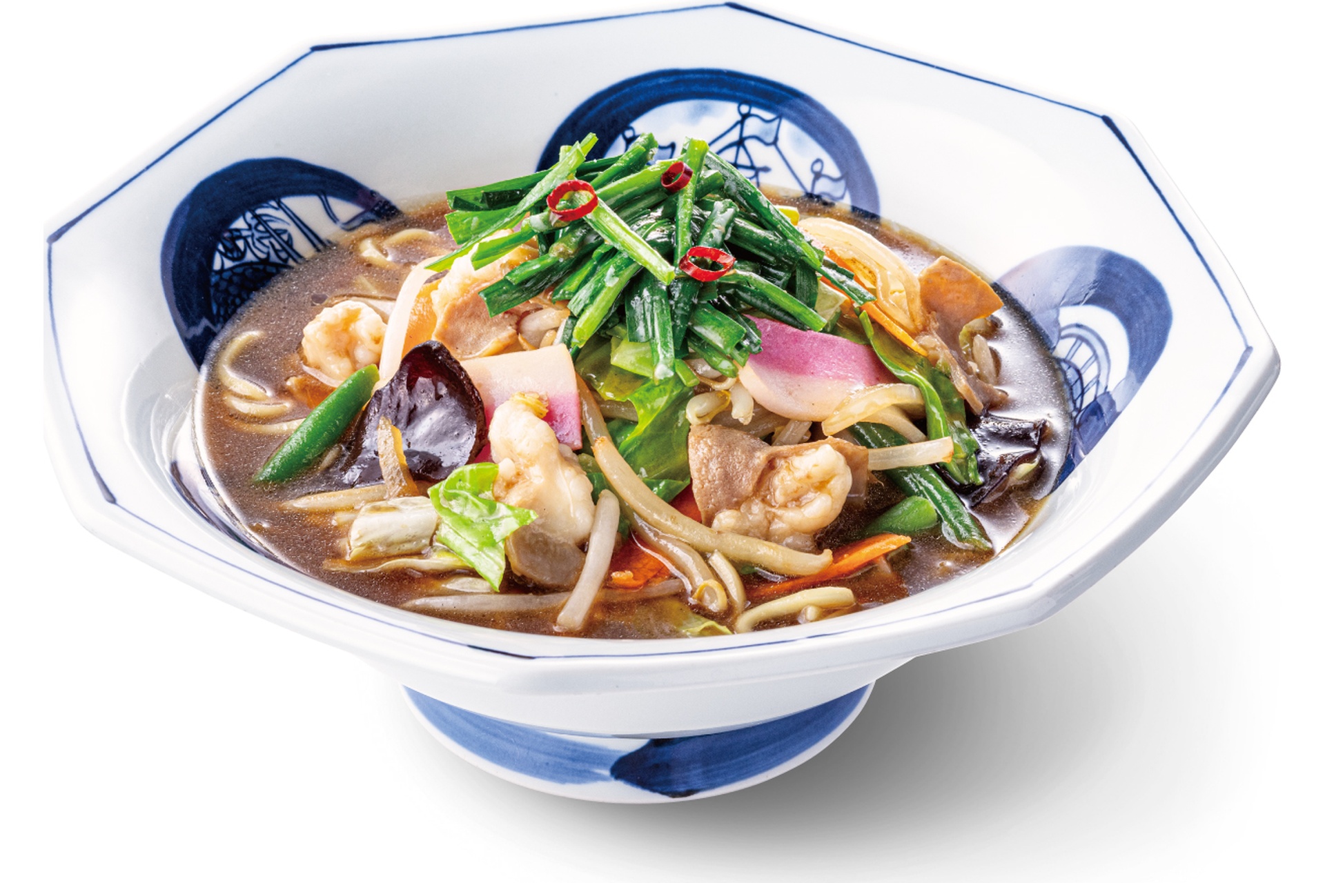牛もつちゃんぽん（醤油）