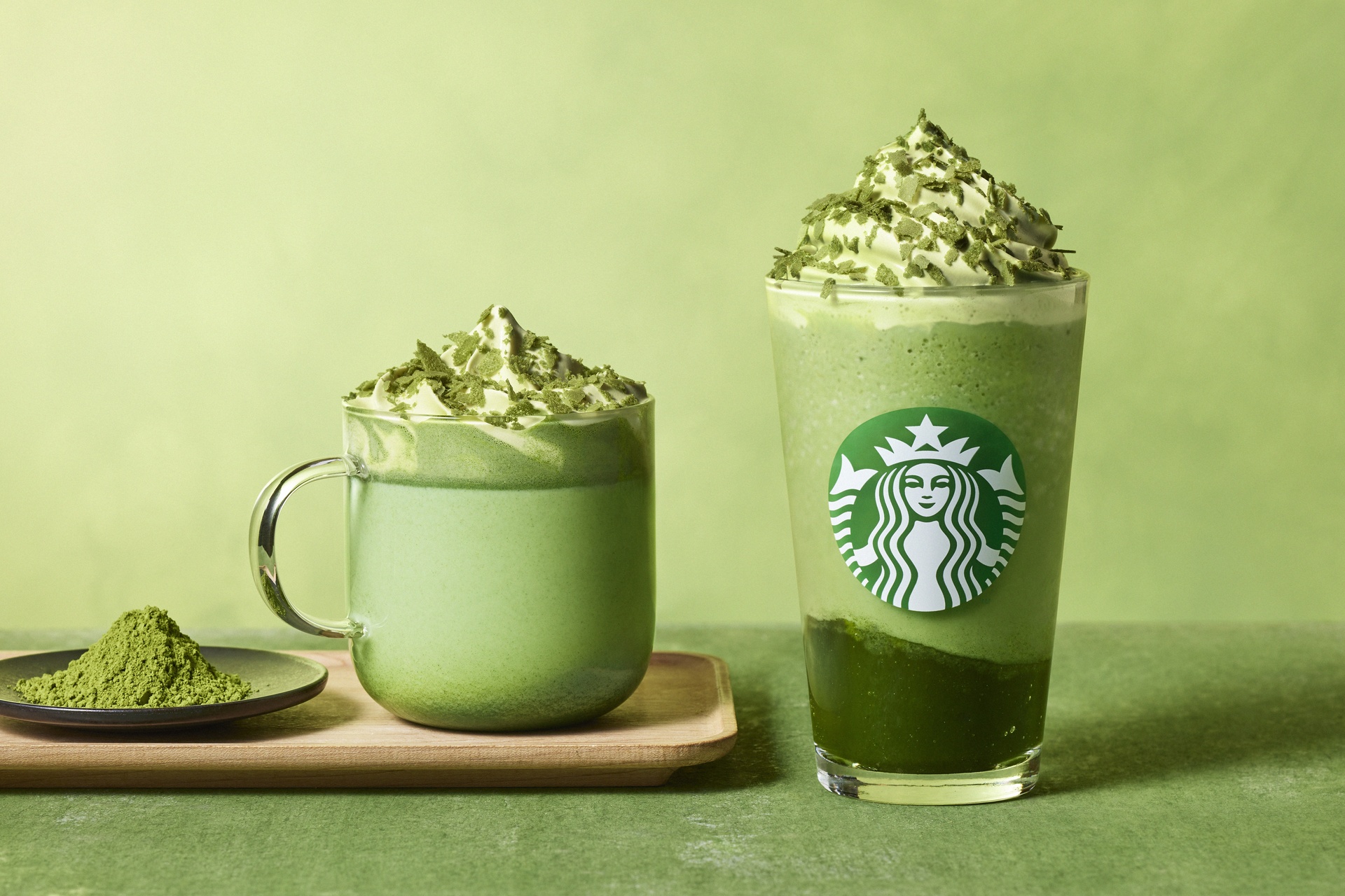 スターバックス「玉露抹茶 フラペチーノ」「玉露抹茶 ラテ」