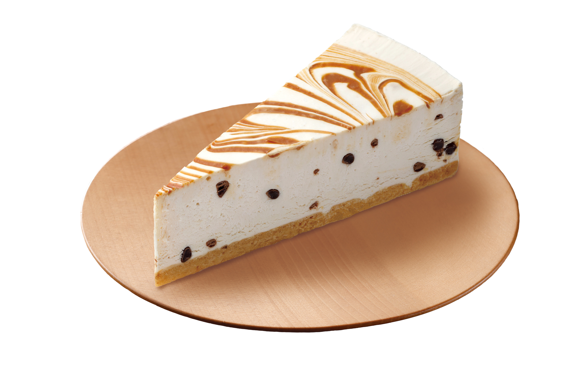 「キャラメルチョコチップレアチーズケーキ」（297円）