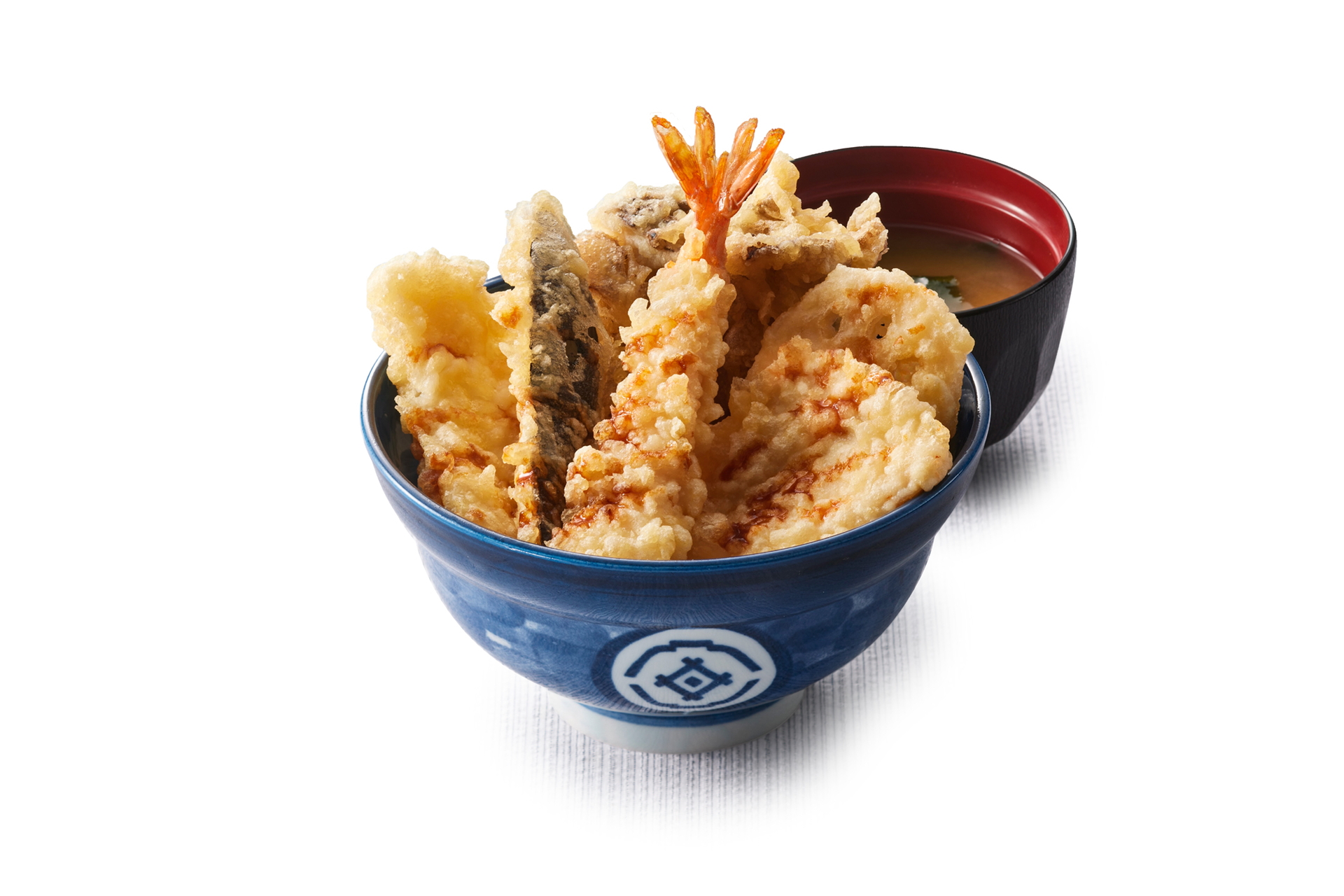 「オールスター天丼（みそ汁付）」（830円）