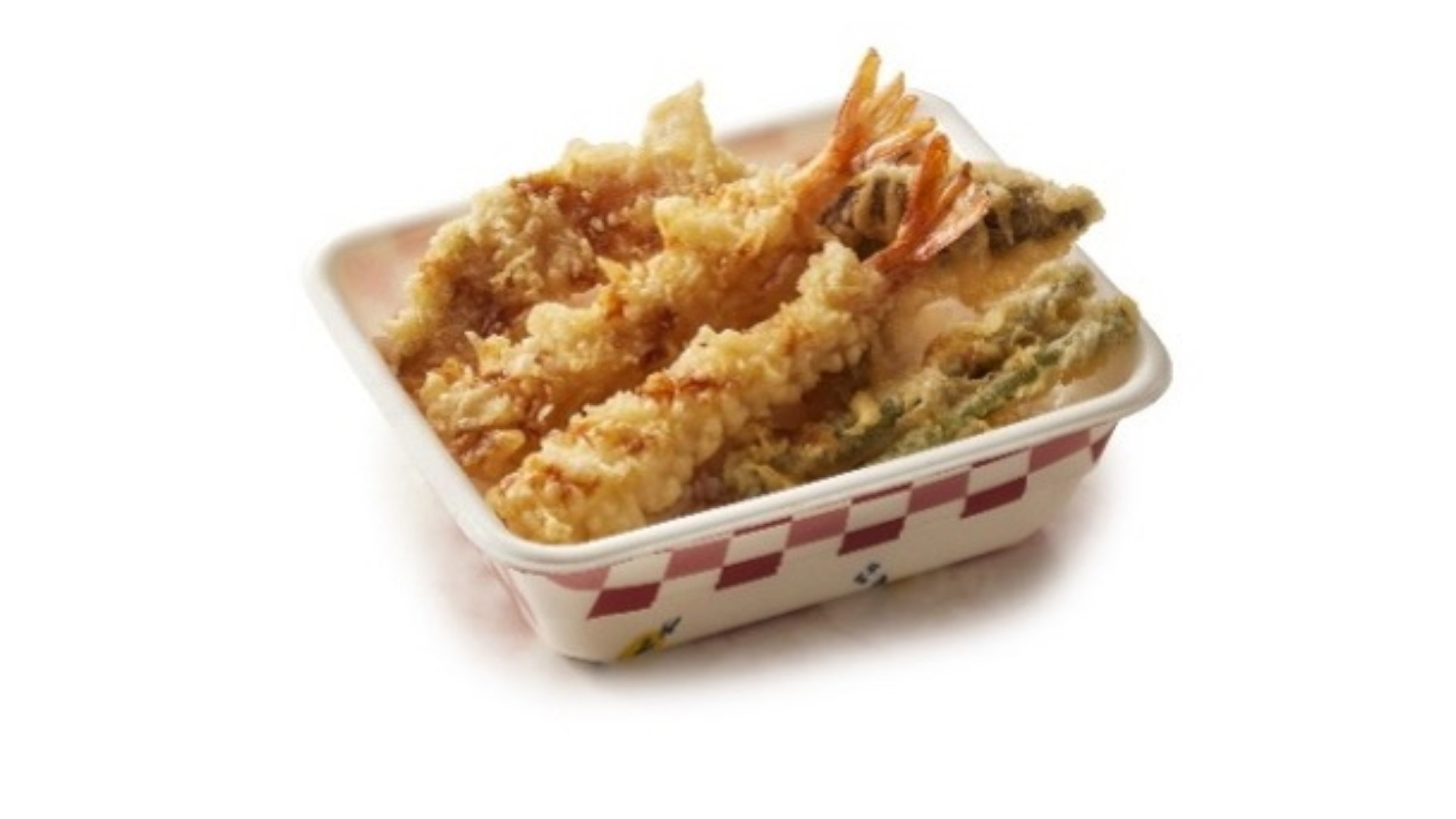 「海老と野菜の天丼弁当」（760円）