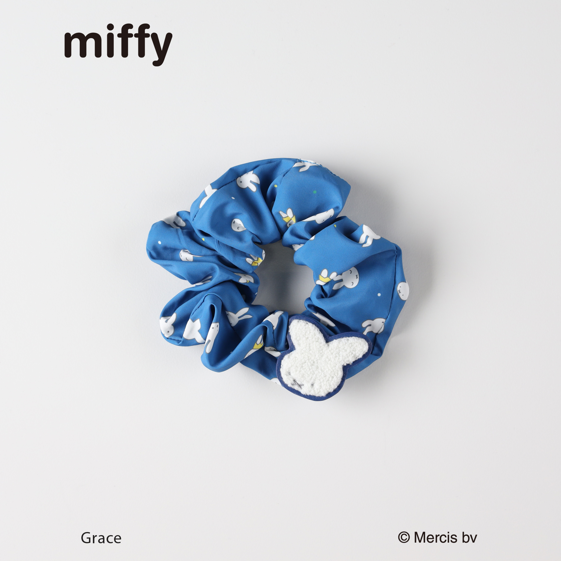 「miffy シュシュ」（ブルー）