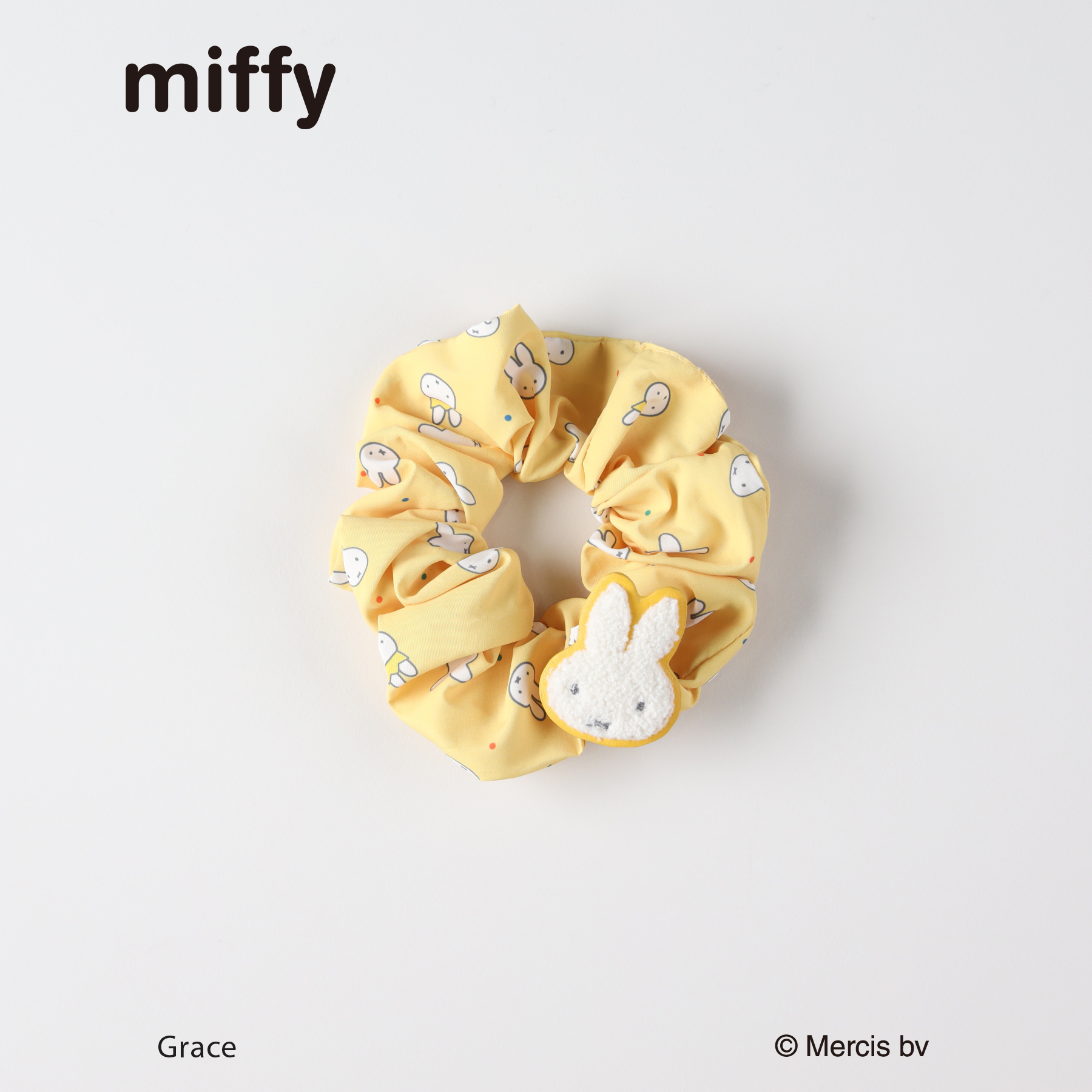 「miffy シュシュ」（イエロー）