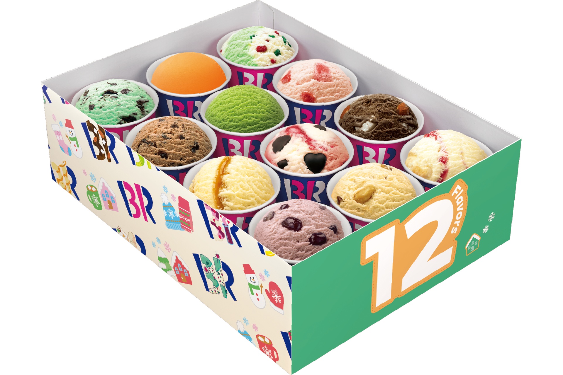 冬限定デザイン「ウィンターバラエティボックス」
