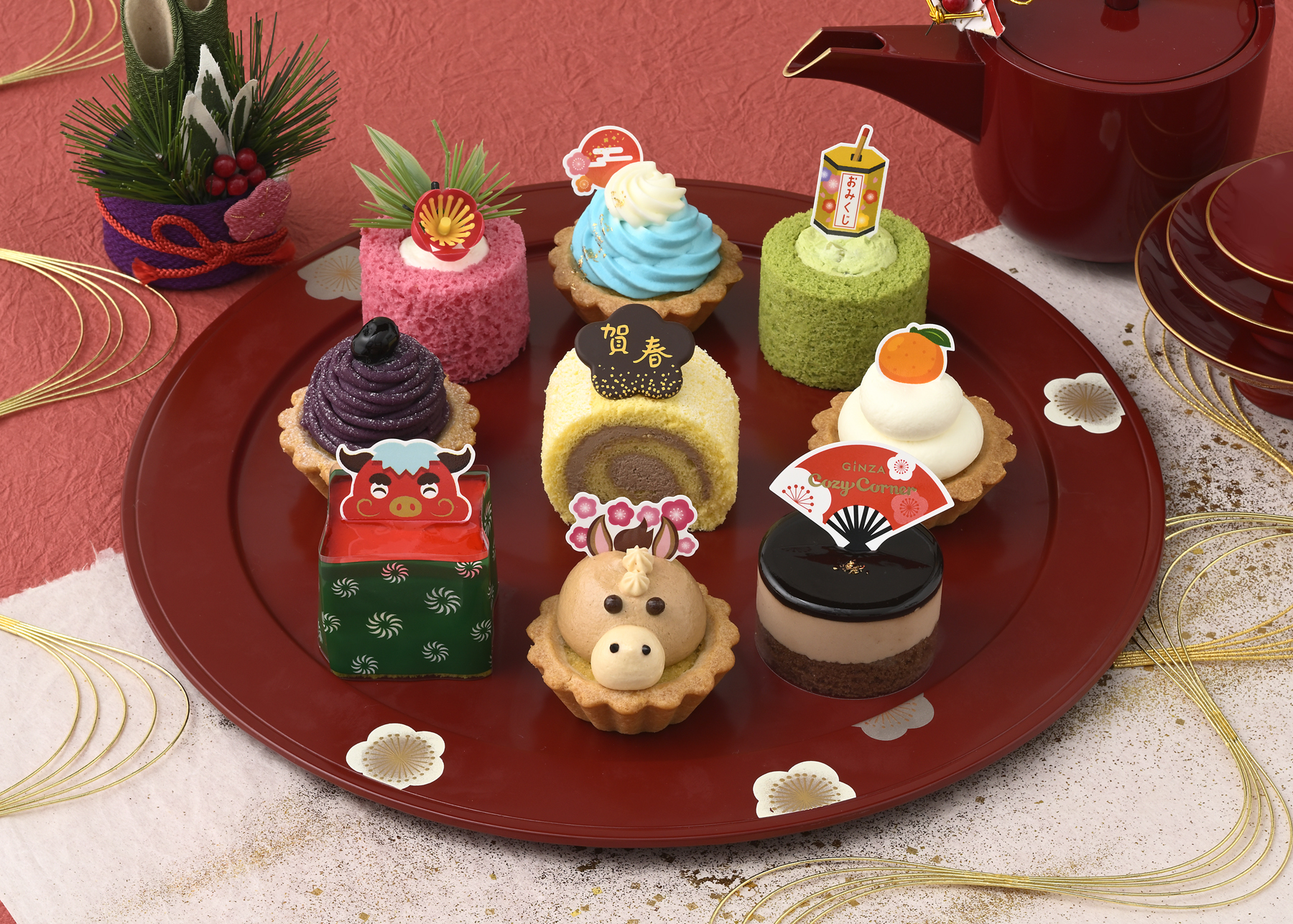 「スイーツおせち（9個入）」（3132円）