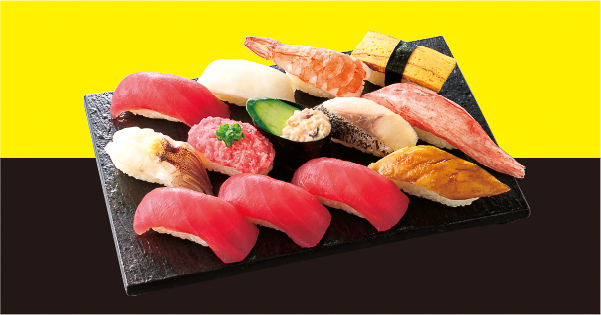 小僧寿し「まぐろバリュー盛」（862円）