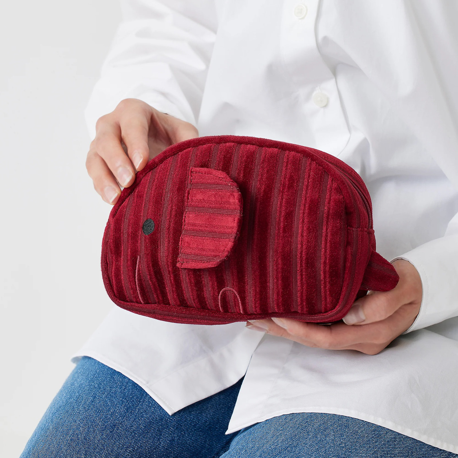 ソファー柄どむぞうくんポーチ