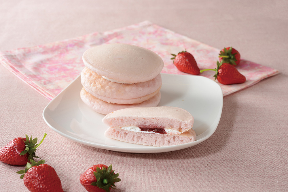 「ふわもちパンケーキ いちご 2個入」（181円）