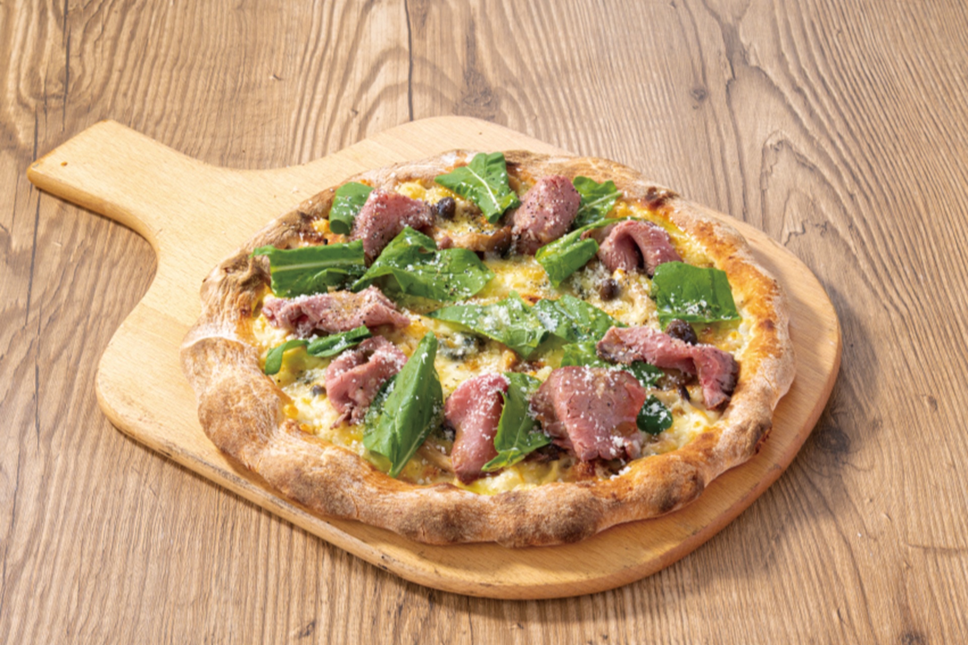 ローストビーフとゴルゴンゾーラのピッツァ