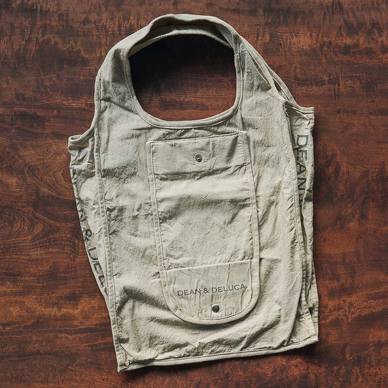 天然染めショッピングバッグ 葡萄 ベージュ