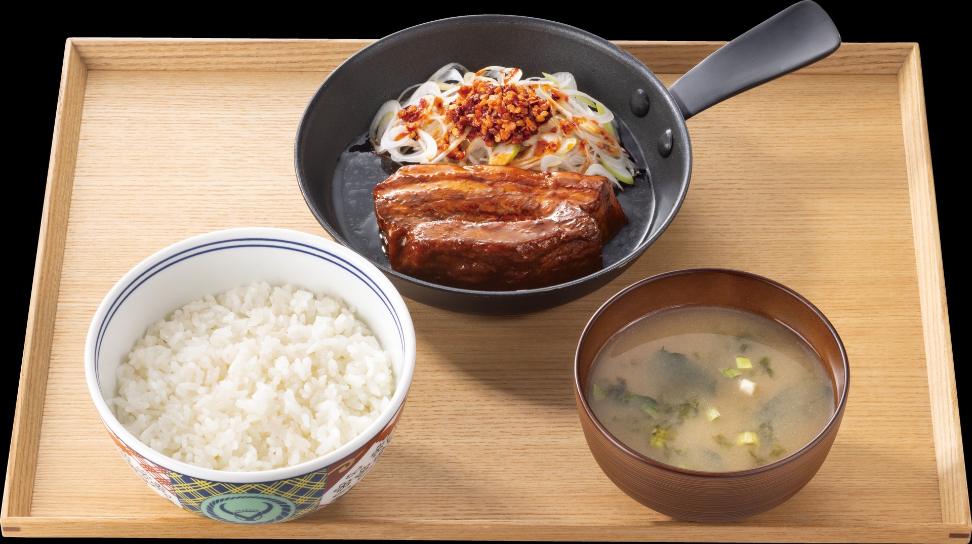 厚切り豚角煮定食
