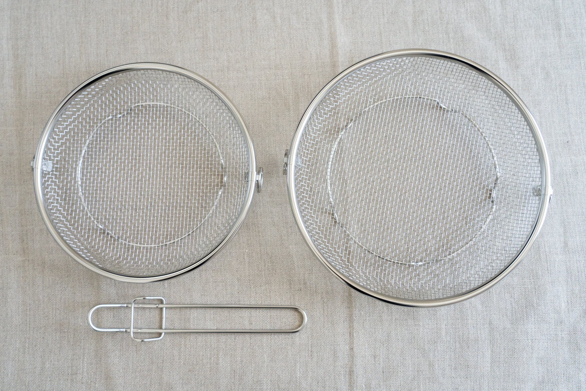 サビに強くて丈夫な18-8ステンレスを使用。金属加工技術で知られる燕三条製