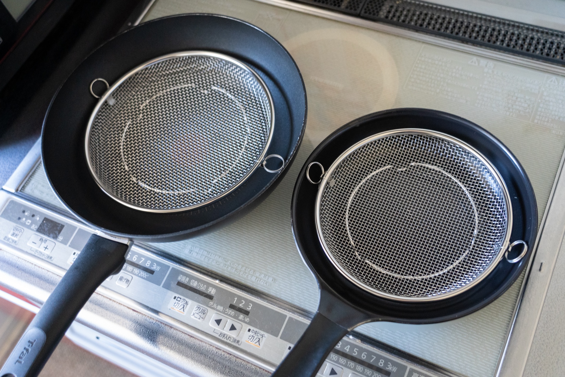 我が家の大小フライパンにそれぞれぴったり