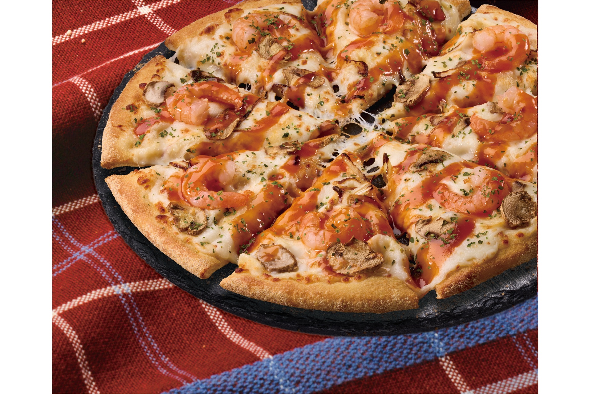 ぷりっと海老のビスクソース仕立て