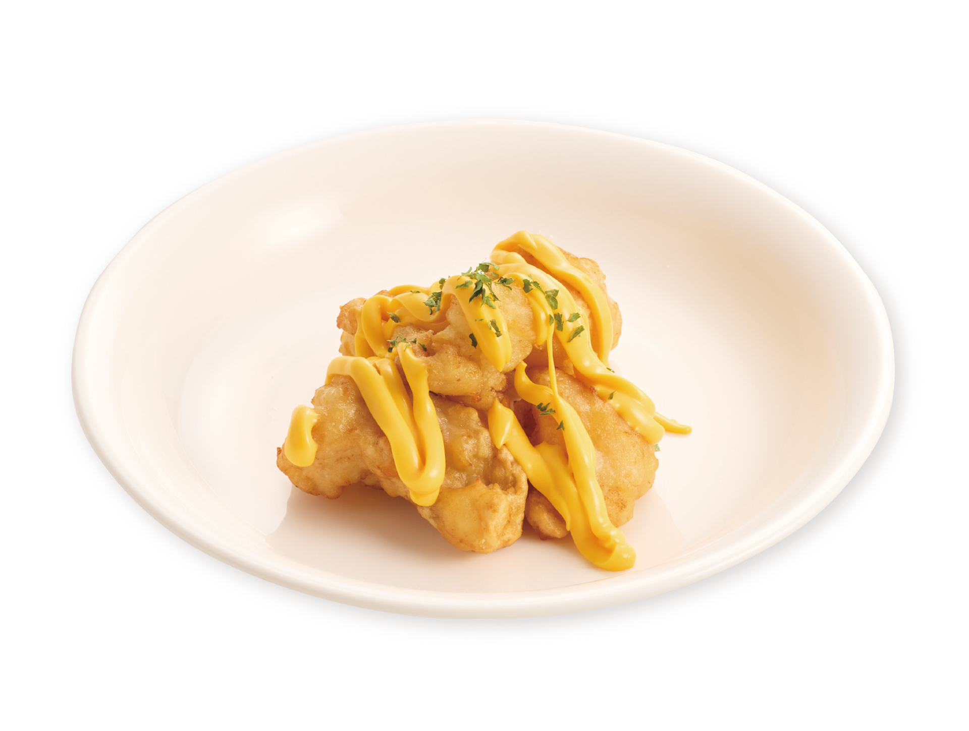 スロバキア共和国の料理「カリフラワーナゲット」（115円）