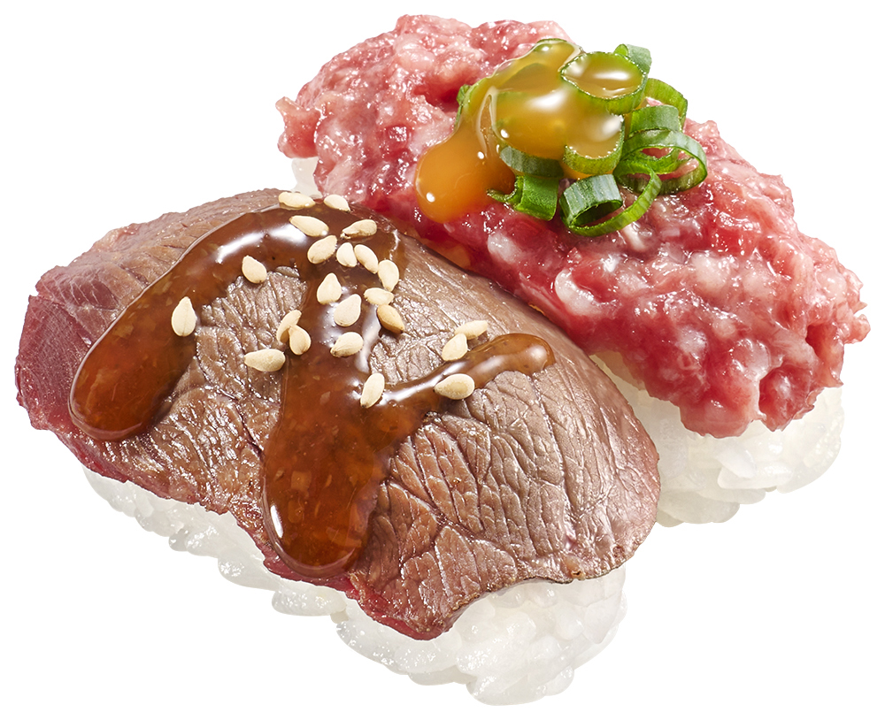 「馬刺し食べ比べ」（360円～）